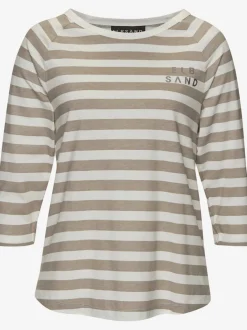 T-shirt à manches 3/4 encolure ronde