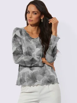 T-shirt à manches longues avec viscose (ecovero)