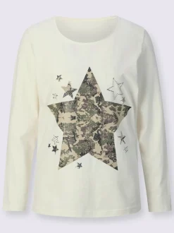 T-shirt à manches longues pur coton