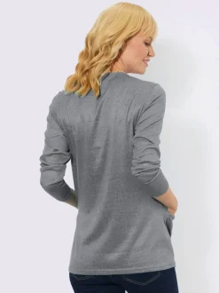 T-shirt à manches longues qualité jersey indéformable