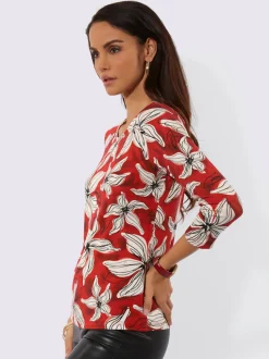 T-shirt à manches 3/4 95% lyocell (tencel)