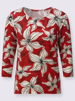 T-shirt à manches 3/4 95% lyocell (tencel)