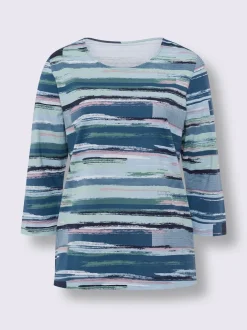 T-shirt à manches 3/4 pur coton