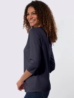 T-shirt à manches 3/4 pur coton