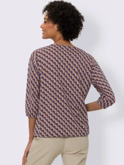 T-shirt à manches 3/4 pur coton