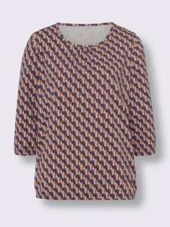 T-shirt à manches 3/4 pur coton