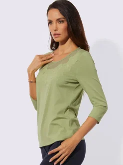 T-shirt à manches 3/4 viscose