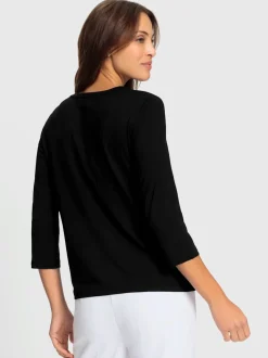 T-shirt à manches 3/4 viscose