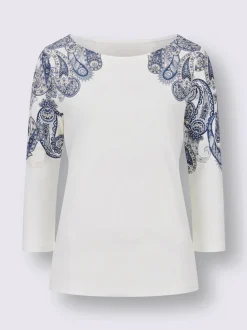 T-shirt à manches 3/4 viscose