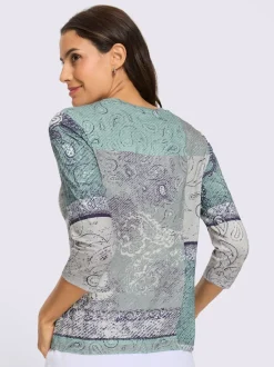 T-shirt à manches 3/4 95% viscose (ecovero)