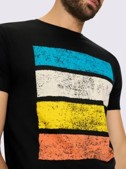 T-shirt motif imprimé devant