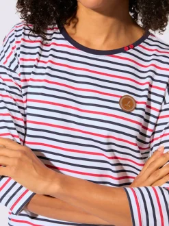 T-shirt rayé pur coton