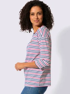 T-shirt rayé pur coton