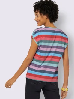 T-shirt rayé pur coton