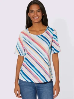 T-shirt à rayures 50% coton