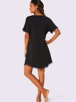 Tunique de plage jersey fin