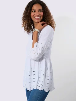 Tunique en dentelle pure viscose