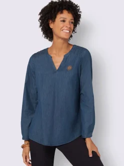 Tunique en jean pur coton
