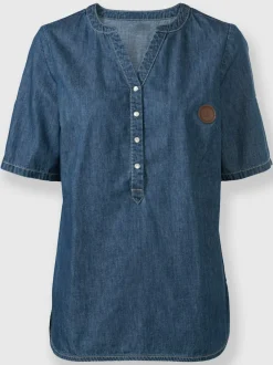 Tunique en jean pur coton
