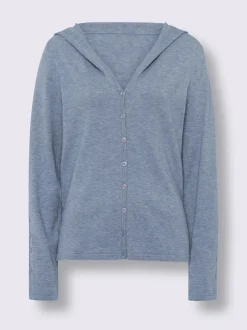 Veste à capuche en tricot capuche tendance