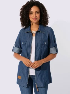Veste chemisier pur coton