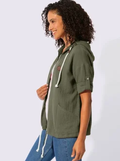 Veste chemisier pur coton