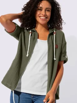 Veste chemisier pur coton