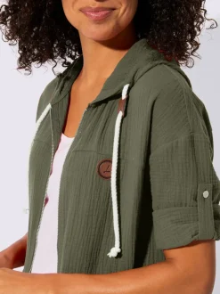 Veste chemisier pur coton