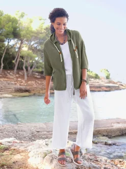 Veste chemisier pur coton