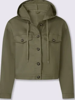 Veste en jean aspect jean tendance et décontracté