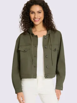 Veste en jean aspect jean tendance et décontracté