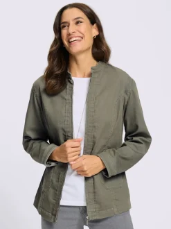 Veste en jean avec coton