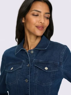 Veste en jean denim doux