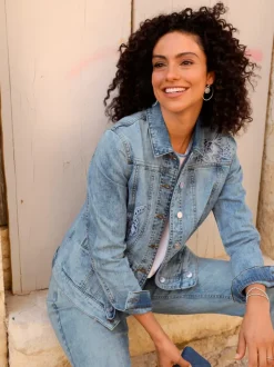 Veste en jean qualité coton
