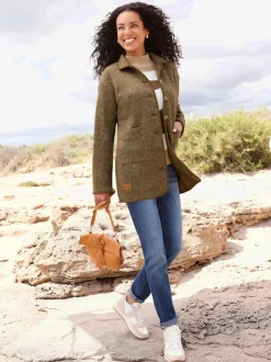 Veste en polaire matière facile à entretenir