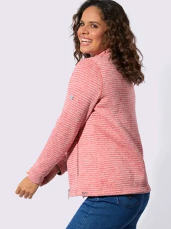 Veste en polaire polaire tricotée à l'intérieur légèrement gratté