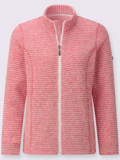 Veste en polaire polaire tricotée à l'intérieur légèrement gratté