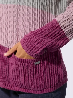 Veste en tricot ajouré ajouré