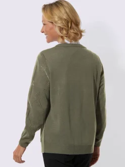 Veste en tricot ajouré ajouré