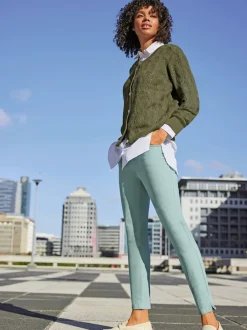 Veste en tricot ajouré 50% coton
