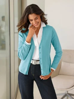 Veste en tricot avec viscose (ecovero)