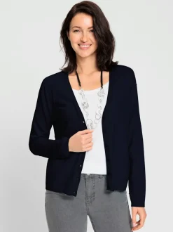 Veste en tricot avec viscose (ecovero)