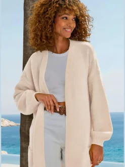 Veste en tricot cardigan ample et décontracté en tricot