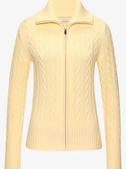 Veste en tricot col à revers tendance