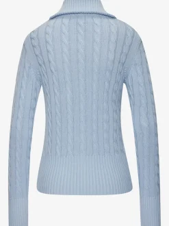Veste en tricot col à revers tendance