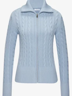 Veste en tricot col à revers tendance