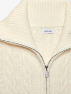 Veste en tricot col à revers tendance