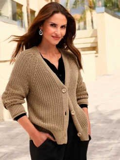 Veste en tricot coton issu de l’agriculture biologique
