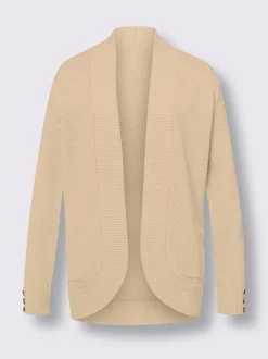 Veste en tricot coupe ouverte affinante