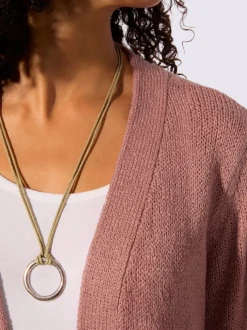 Veste en tricot coupe ouverte affinante